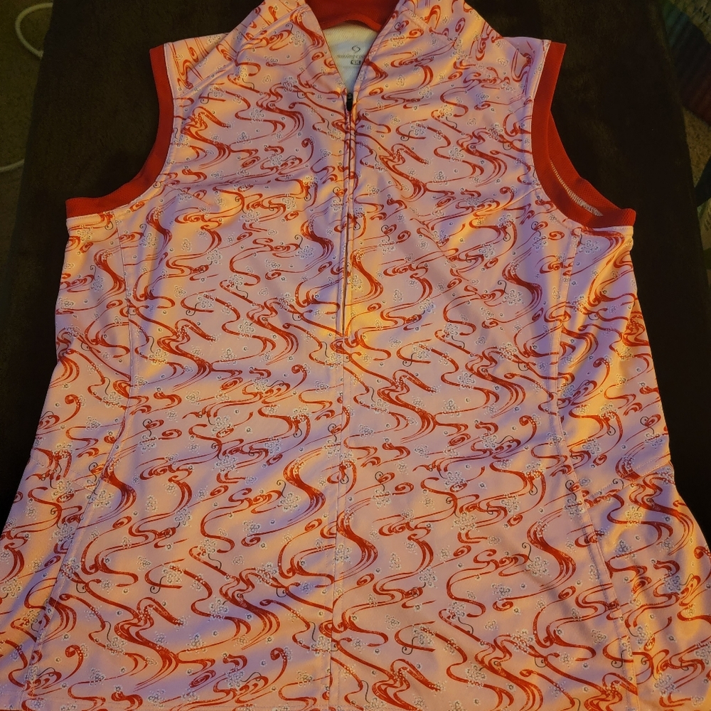 Moving Comfort Front Zip Top Size 1X